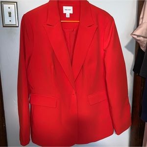 Red Nine West Blazer Size 16